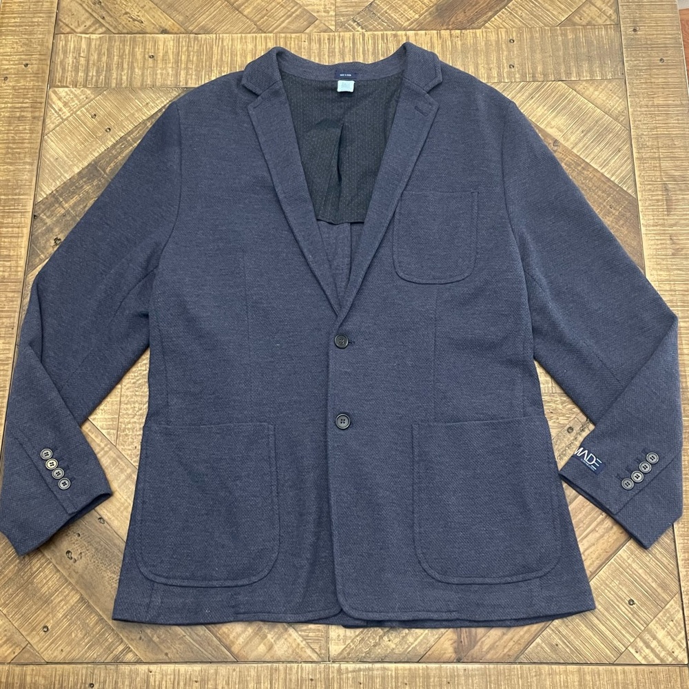 MADE knit sport coat or blazer by Cam Newton collection
